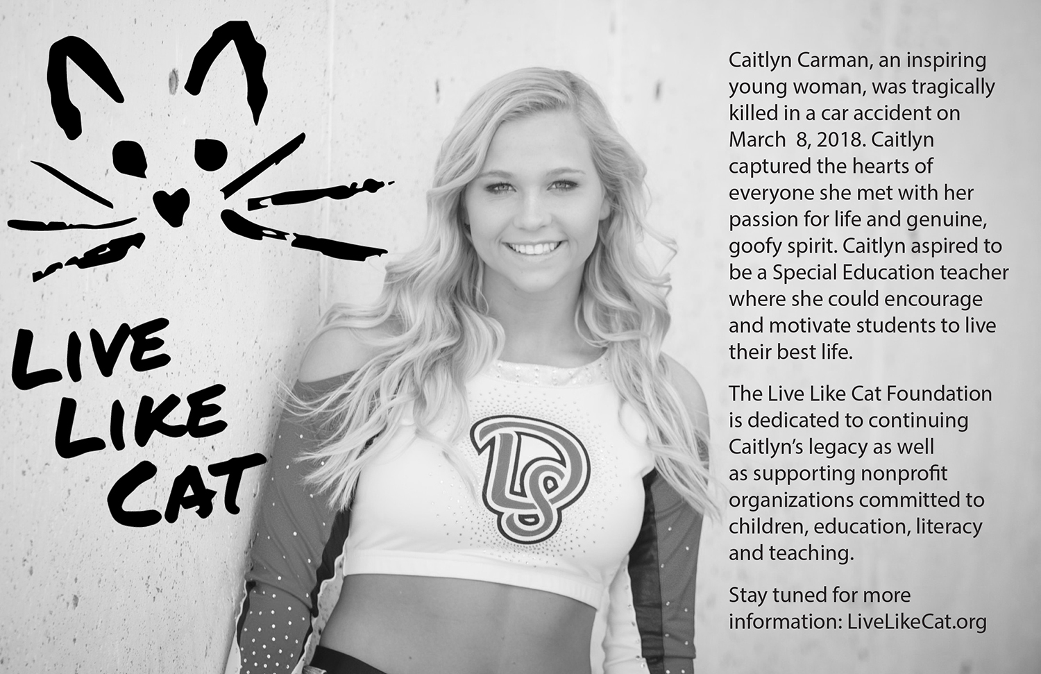 Dakota Spirit Valentine's Classic Program Ad for Caitlyn Carman